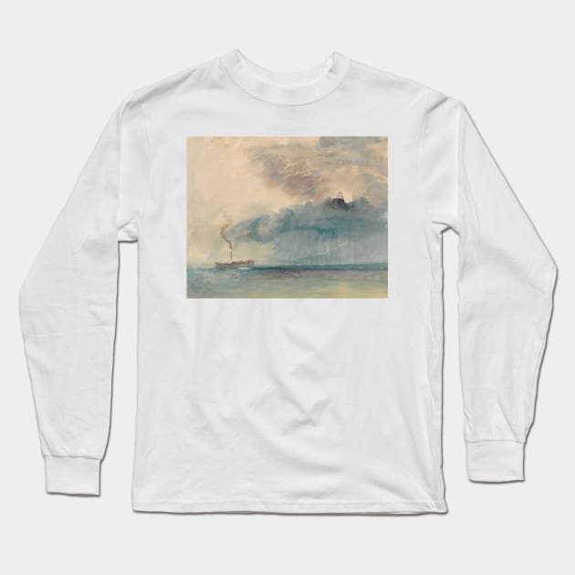 A Paddle-steamer in a Storm by J.M.W. Turner Long Sleeve T-Shirt by Classic Art Stall